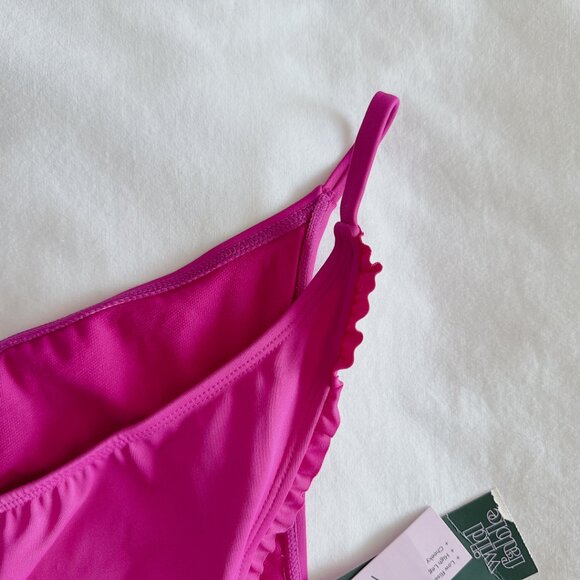 Wild Fable NWT purple low rise high leg cheeky bikini bathing suit bottoms XL - Picture 7 of 14